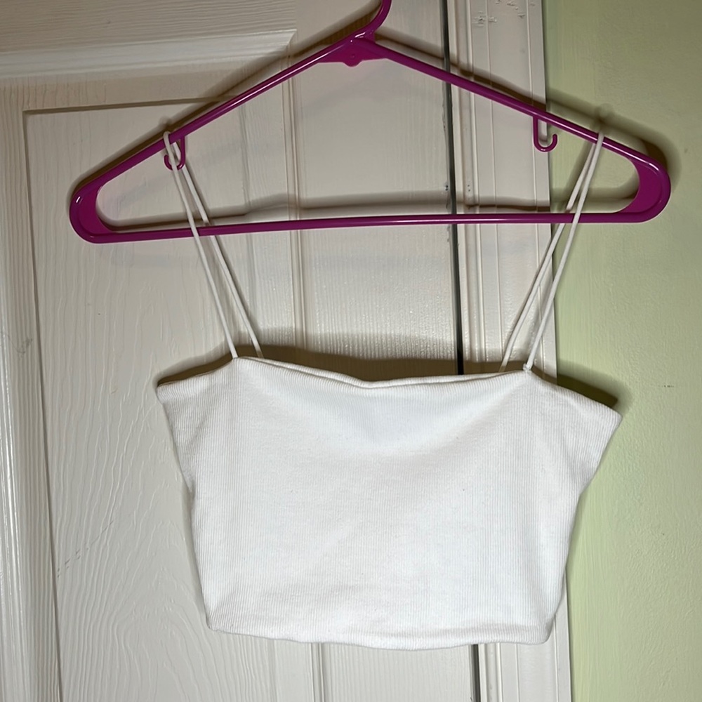 Shein White Crop Top